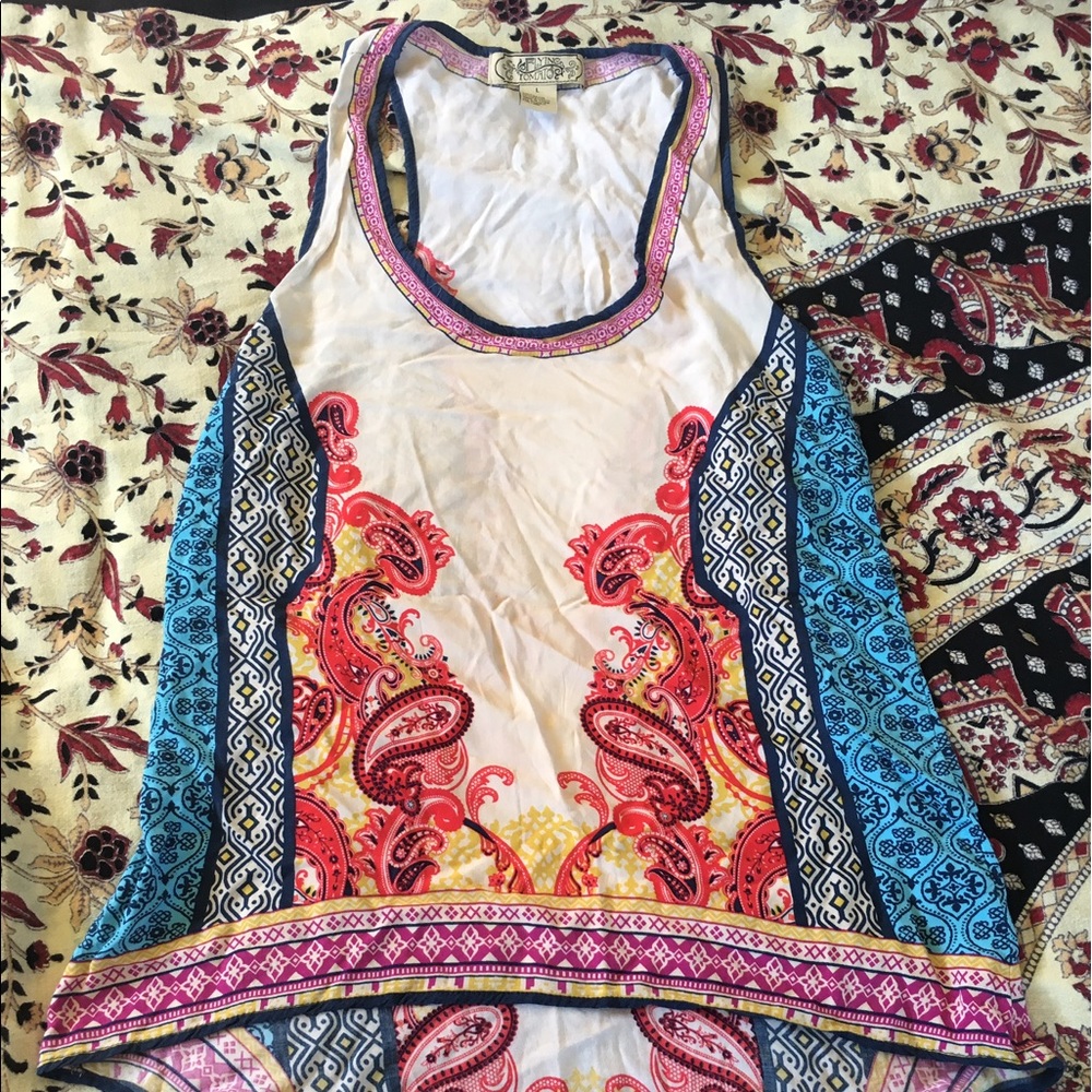 Colorful High Low Tank from Anthro