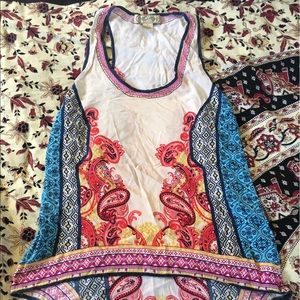Colorful High Low Tank from Anthro