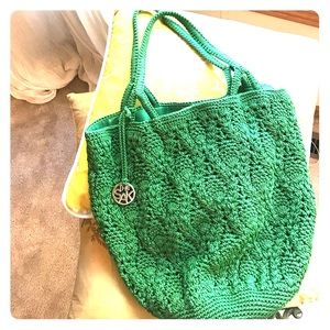 Vibrant Green The Sak Crochet Hobo Purse