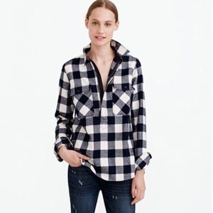 Half zip shirt jacket