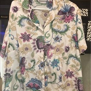 Alfred Dunner 18W floral button up