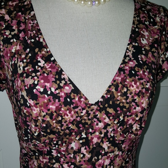 By choice sz. Med. Stretch    beaitiful print dres - Picture 4 of 7