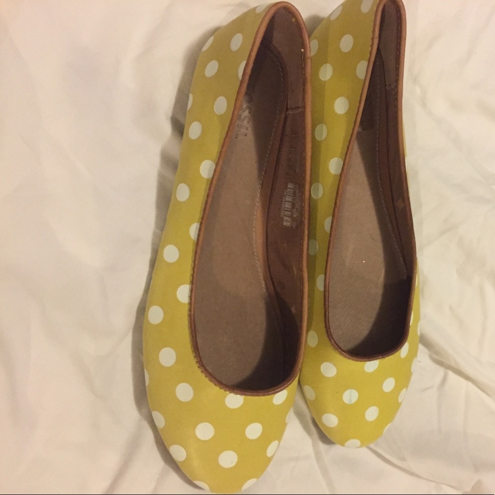 Polka dot flats