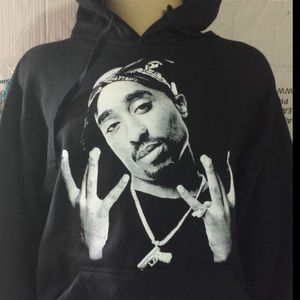 Men Tupac West Side Hoodie / 2Pac Shakur