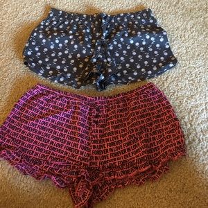 Bundle of two women's sleep shorts!