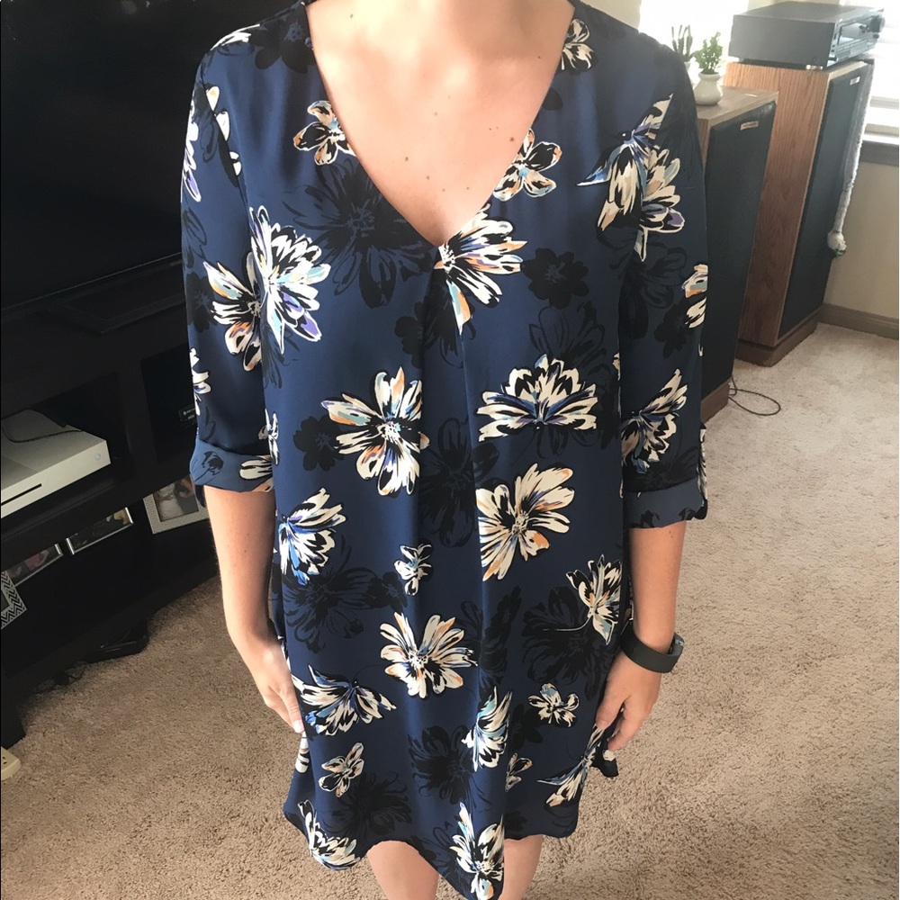 Lush Floral Shift Dress- NWT