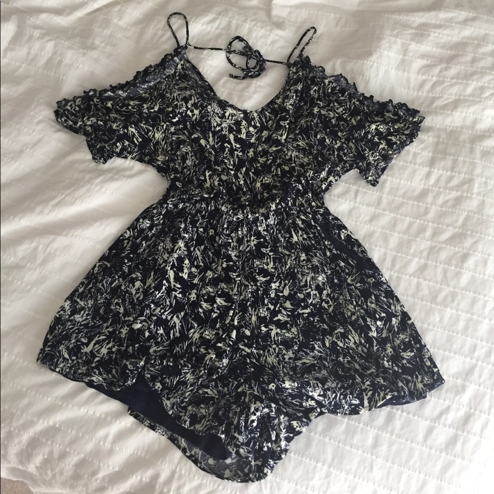 Lush Cold Shoulder Romper
