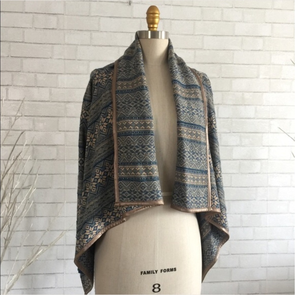 🎆Alberto Makali Draped Open Cardigan size S