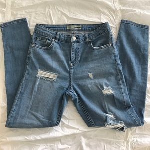 Topshop destroyed denim