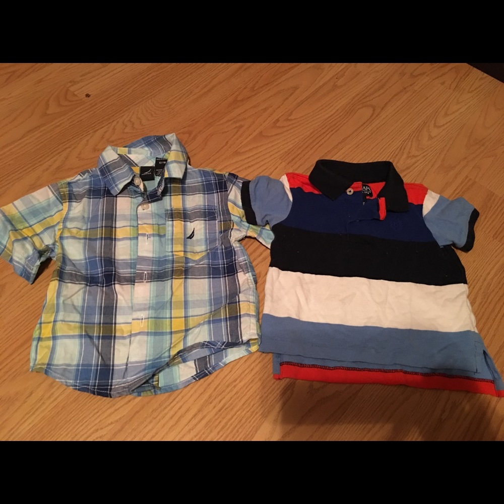 18M Nautica and Chaps shirts