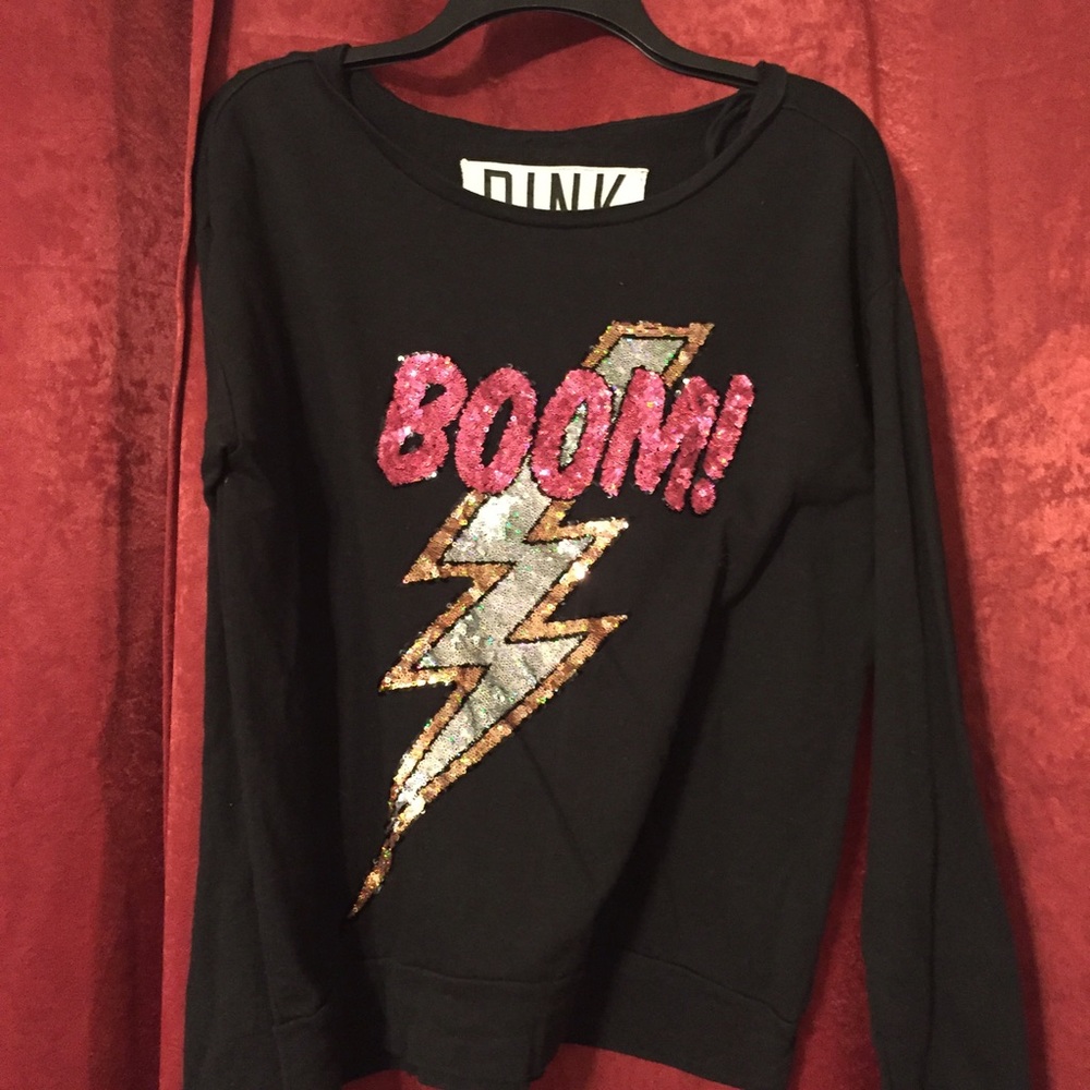 Victoria's Secret Pink black shirt