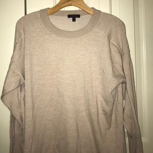 Simple tan pull over sweater