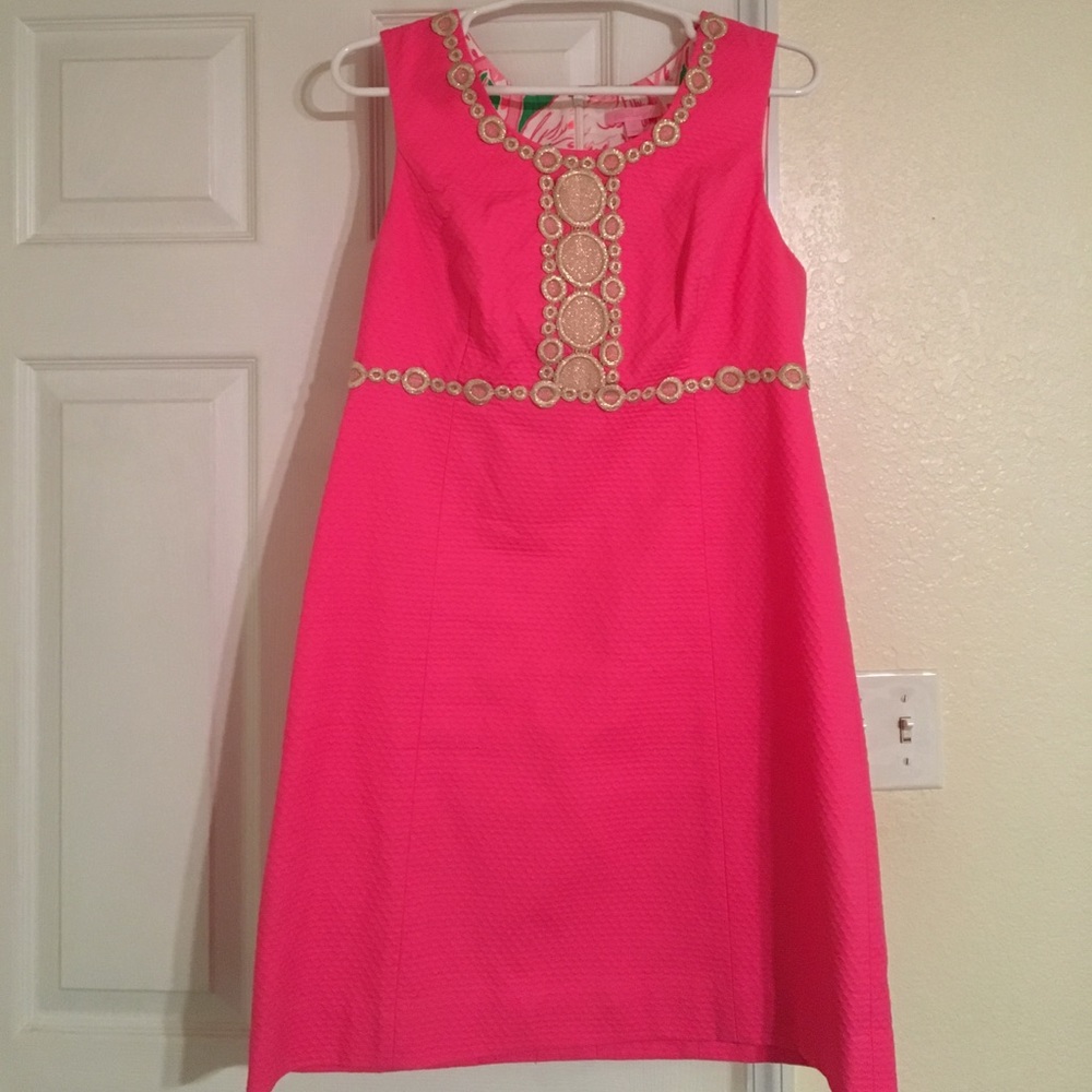 Lilly Pulitzer Rosie shift in Hotty Pink