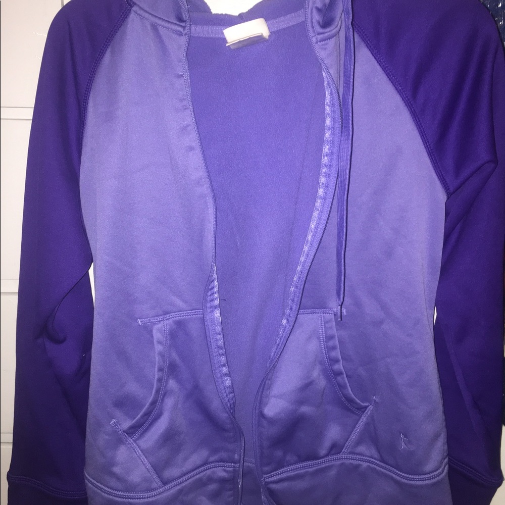 Purple hoodie