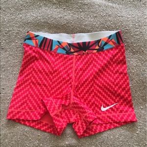 Women's Nike Pro compression shorts