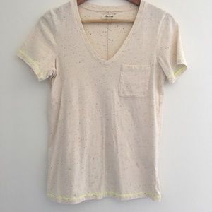Madewell confetti v neck