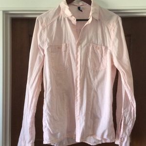 Men's H&M pink shirt