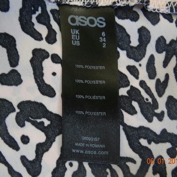 Asos Pink Animal Print Skirt - Picture 6 of 6