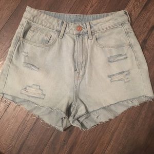 High waisted shorts