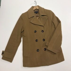Women's wool peacoat