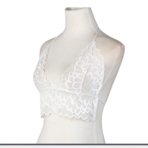 SEE NEE LISTING! NWT white lace bralette (XS-M) - Picture 5 of 5