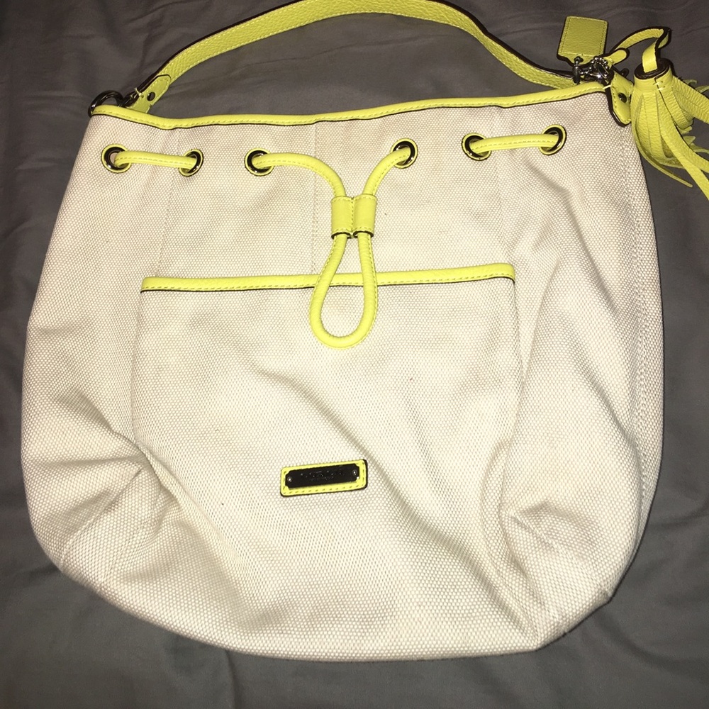Canvas coach bag