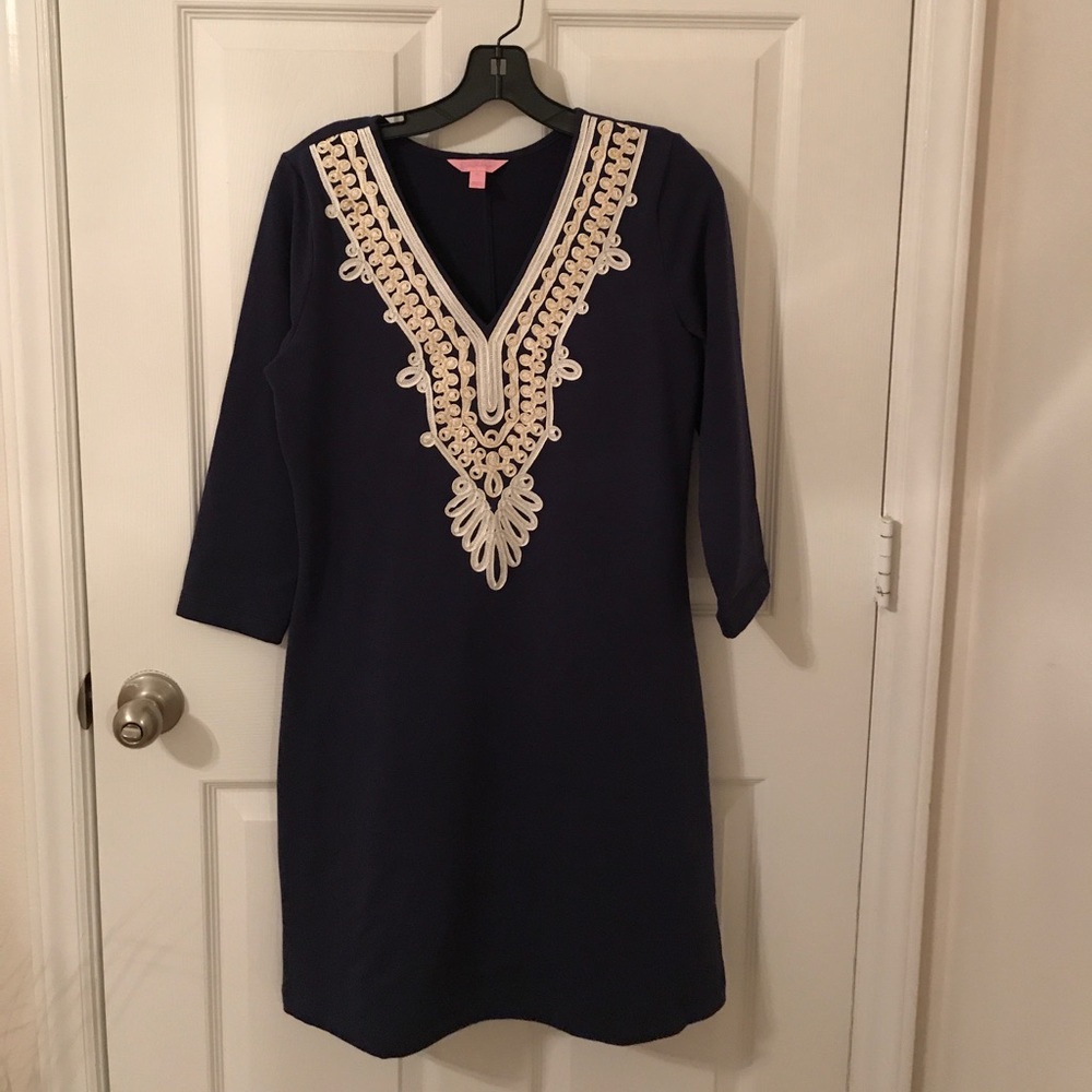 Lilly Pulitzer Clarkson dress in navy