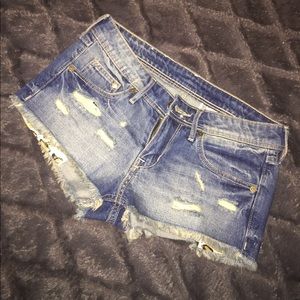 H&M Jean Shorts Leopard Pockets 😘 NWOT ❤️ Size 4