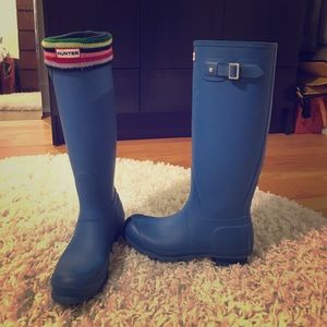 Hunter rain boots, amazing condition
