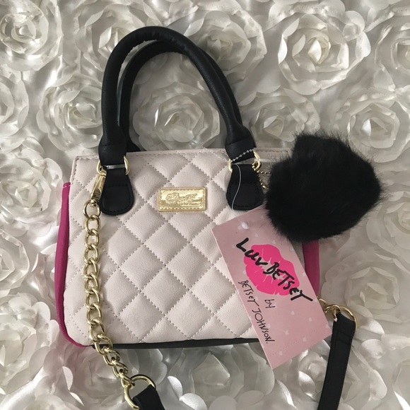 Betsey Johnson quilted mini crossbody bag - Picture 2 of 7