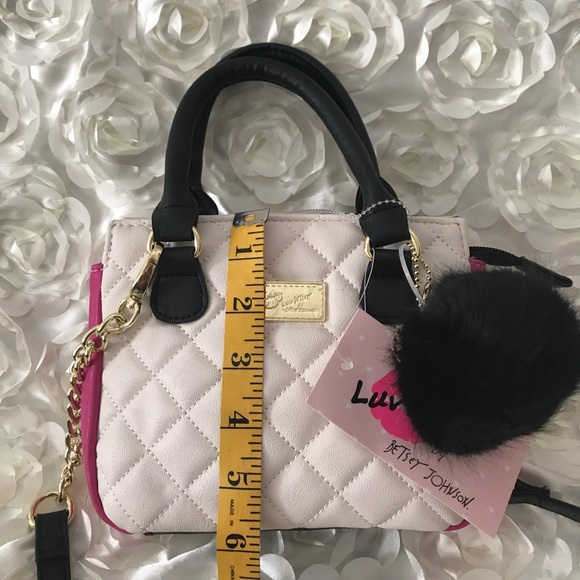Betsey Johnson quilted mini crossbody bag - Picture 5 of 7
