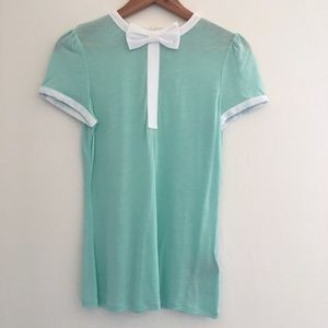 Ted Baker mint top with bow 🎀