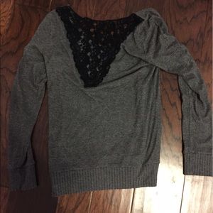 Grey Laced Long sleeve