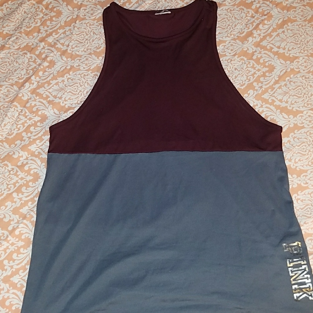 Pink sports top