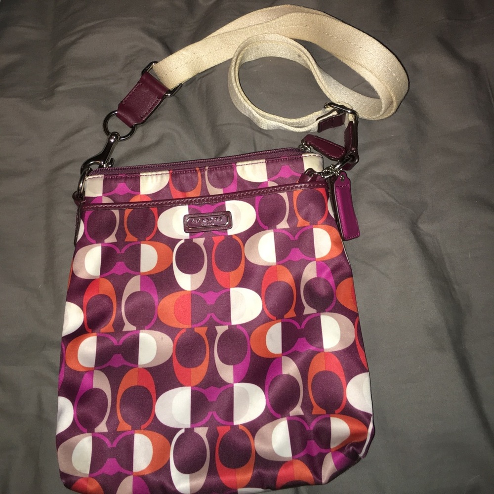 Silky feeling Coach cross body