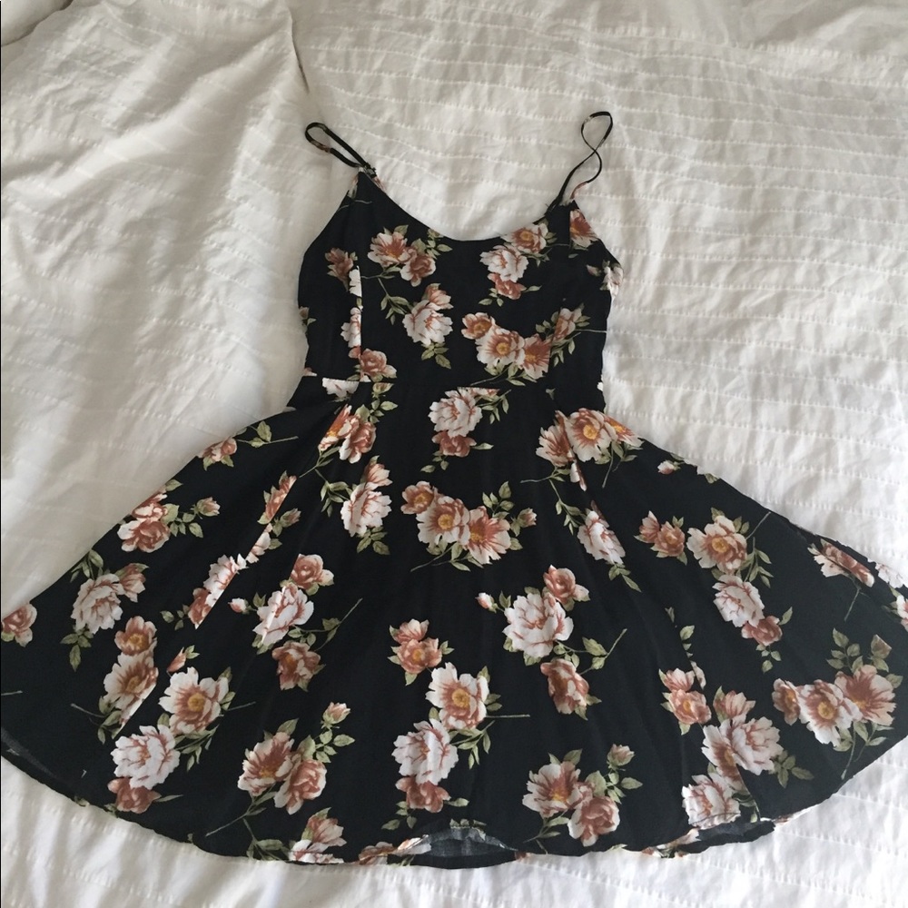 Black Floral Dress