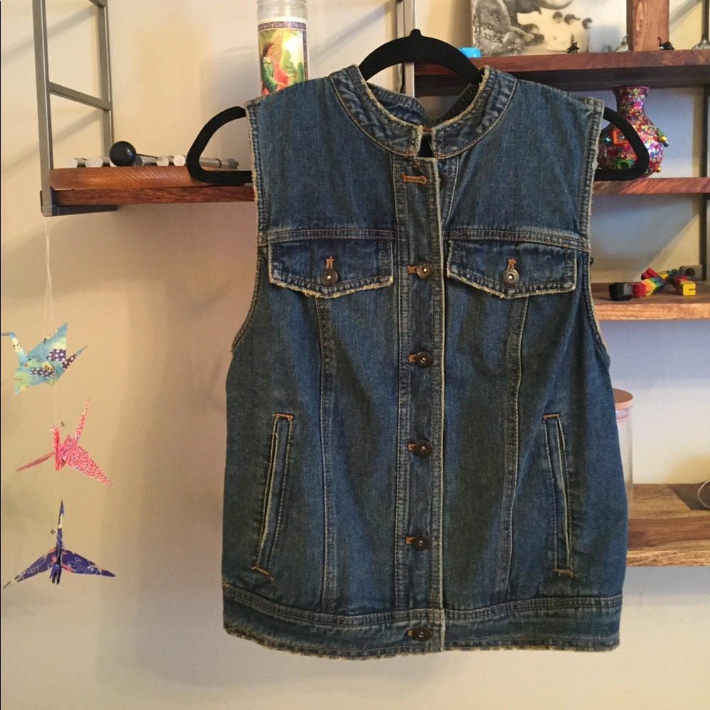 Free People Denim Vest