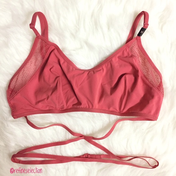 Victoria's Secret Rose Pink Criss Cross Bralette - Picture 4 of 6