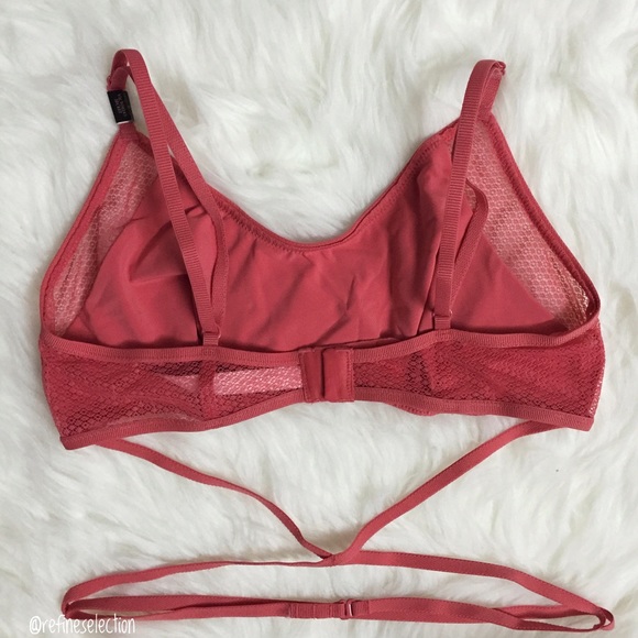 Victoria's Secret Rose Pink Criss Cross Bralette - Picture 6 of 6