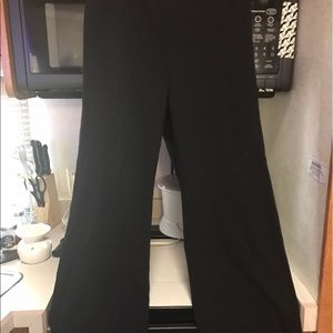 Catherine's Wide Leg Lt Weight Black Slacks 14/16