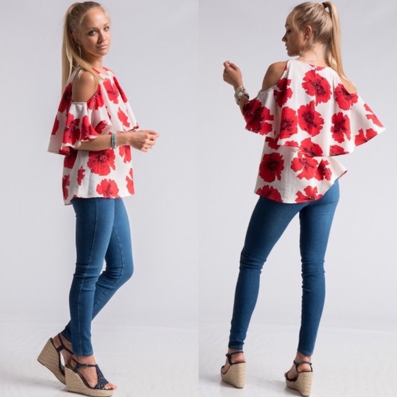 💐NWT Colorful Floral Blouse! - Picture 4 of 4