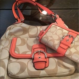 Coach Bag with Wallet