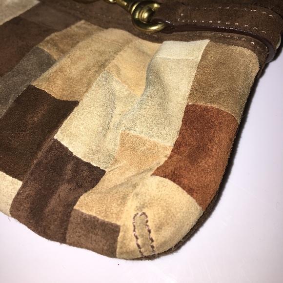 Coach Multicolored Suede Wristlet - Picture 4 of 5