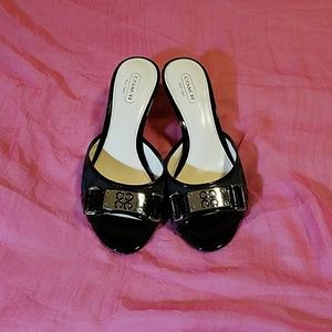 Dressy kitten heel sandals