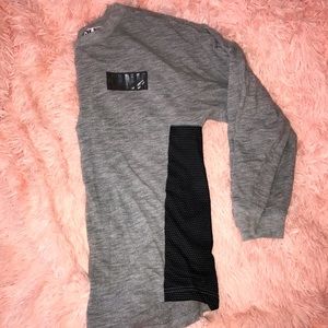 VS pink reflective campus sweater