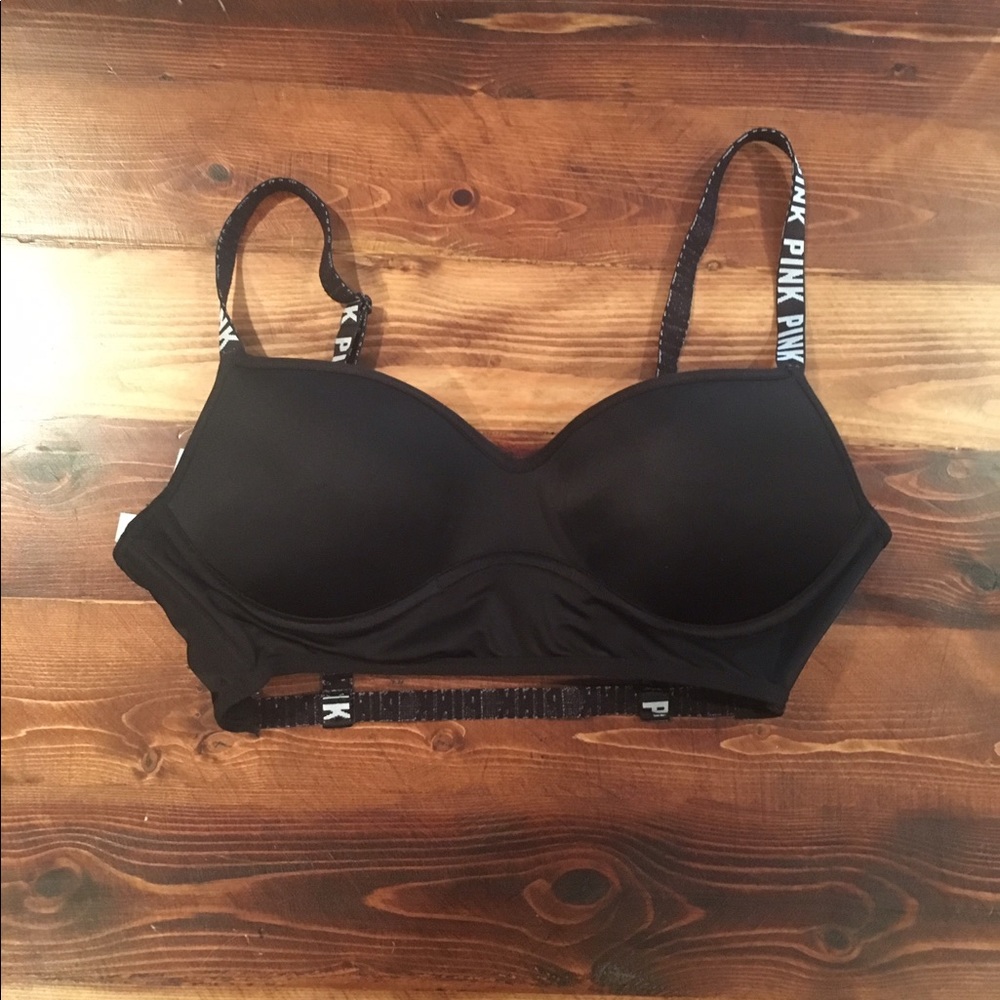 Pink bra