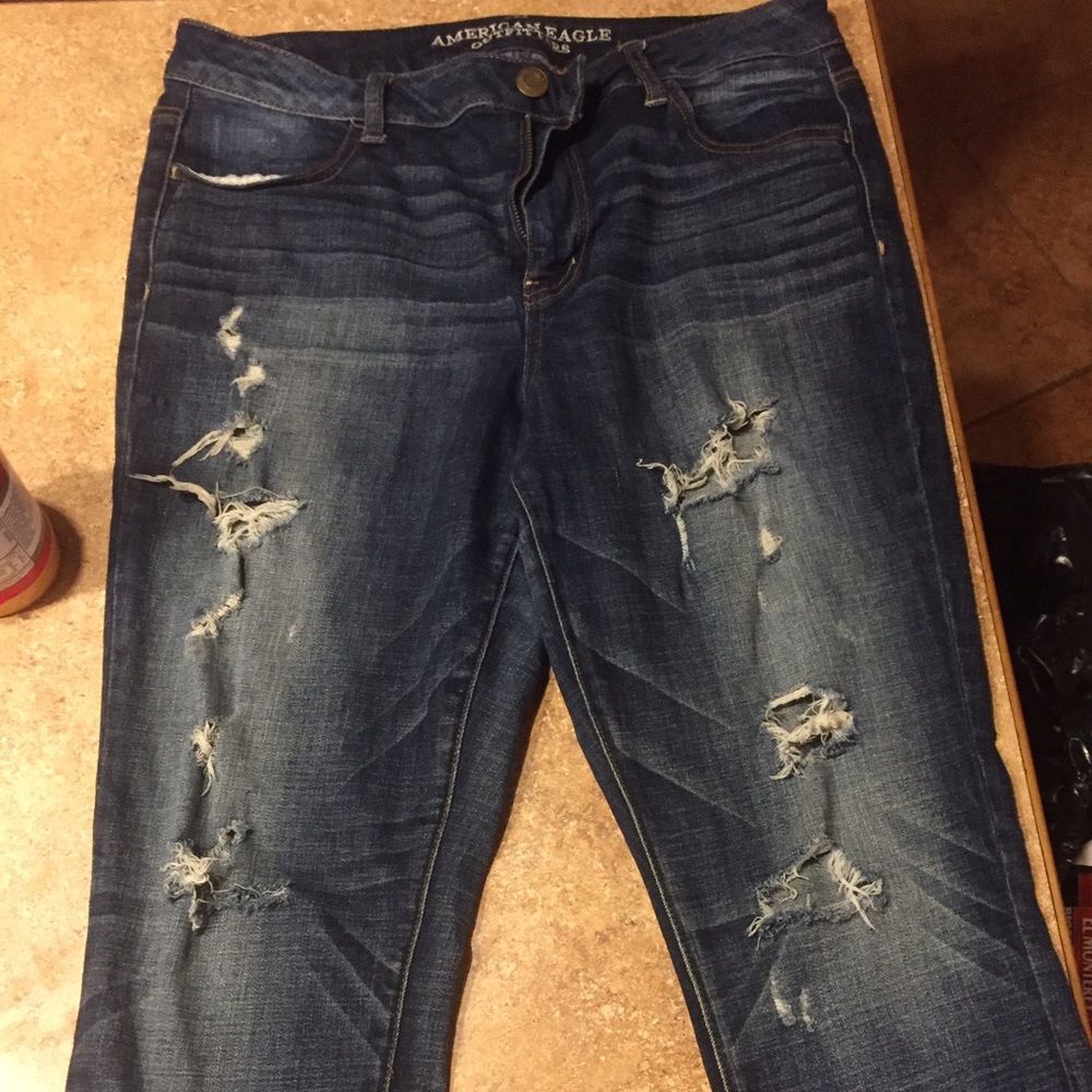High waisted AE jeggings