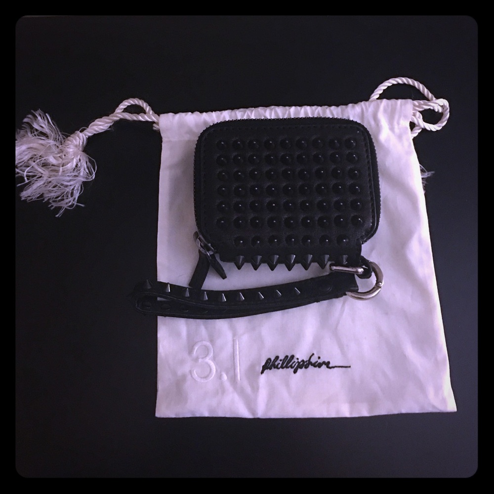 3.1 Phillip Lim spiked leather wallet