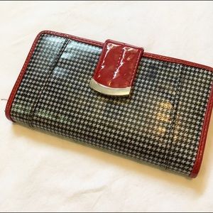 Red & Black Trifold Wallet