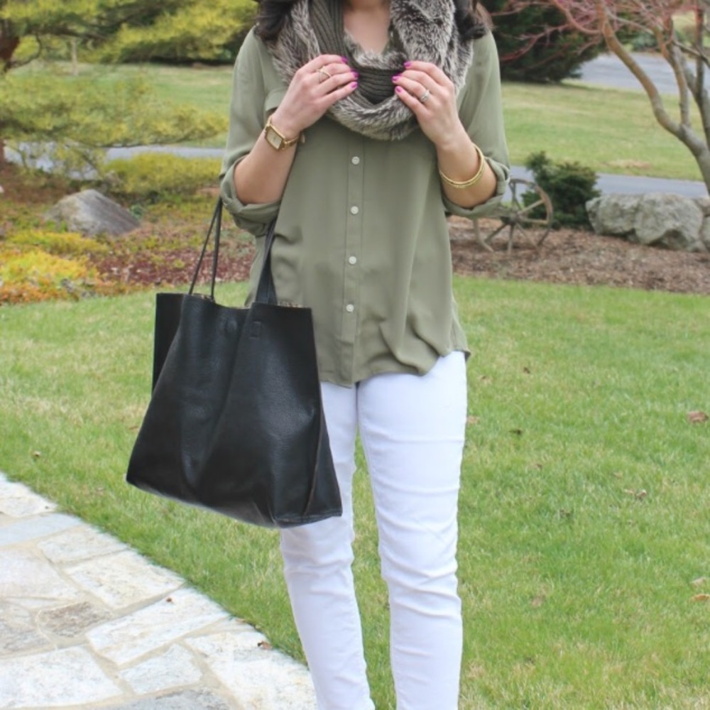 Olive utility shirt